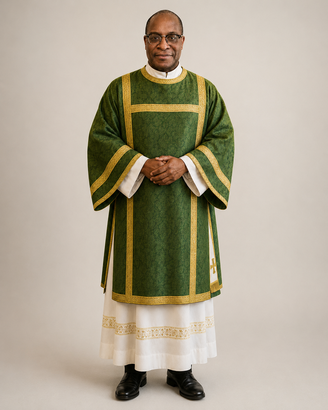 Deacon Ken in vestments